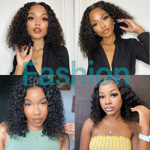 Extensions de cheveux synthétiques bouclés crépus courts type bob, <span class=keywords><strong>blond</strong></span> miel, pour tressage, 8 pouces - Product Image 5