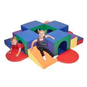 Supermarket Larger Children's Playground Tunnel Maze Set Indoor Soft Play Equipment For Kids Climbing And Crawling Education Toy