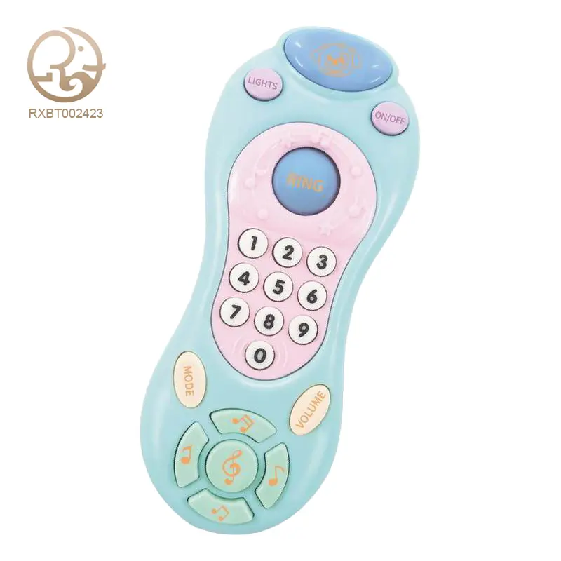 Wholesale electronic toys baby click and count electronic phone toy remote control tv controller children toddler music baby