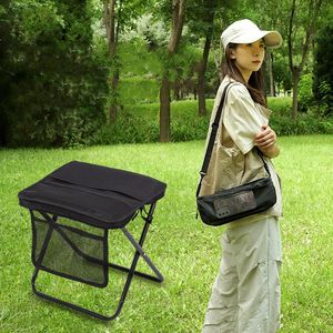 Sac de transport léger en nylon pour tabouret pliant, idéal pour les écolières, sac de transport portable pour chaise pliante, accessoires de randonnée et de camping, sacs d'extérieur - Product Image 4