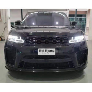 Kit de carrocería de coche para <span class=keywords><strong>Land</strong></span> <span class=keywords><strong>Rover</strong></span> Range <span class=keywords><strong>Rover</strong></span> Sport L494 2014-2017 Año Facelift a 2020 <span class=keywords><strong>2022</strong></span> <span class=keywords><strong>SVR</strong></span> modelo con guardabarros parachoques luces - Product Image 2