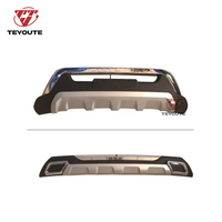 Nouveauté - Grille de pare-chocs avant et arrière en plastique PP compatible avec TOYOTA Fortuner 2016-2020