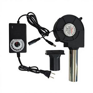 Ventilateur centrifuge 97 mm 5V USB 12V 24V à vitesse variable portable pour barbecue, chauffage, poêle à bois, poêle à huile usagée, cuisson, grill - Product Image 2