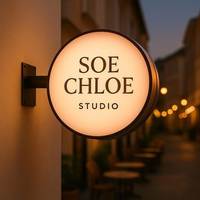 Cadre de boîte lumineuse LED ronde personnalisée pour extérieur, éclairage publicitaire pour barbier, salon de beauté, café, restaurant, enseigne