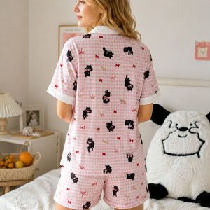 ชุดนอนผู้หญิงขายส่ง ชุดนอนผ้าฝ้ายเนื้อนุ่ม - Product Image 4