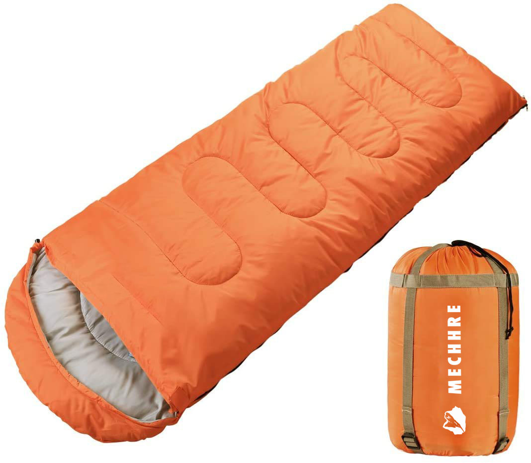 Saco de dormir ultraligero de algodón para adulto, saco de dormir portátil con forma humana para acampar al aire libre y viajar