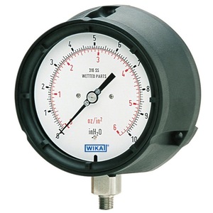 Manómetro WiKA 612.34 100 mbar de Acero Inoxidable para Uso Industrial - Product Image 2