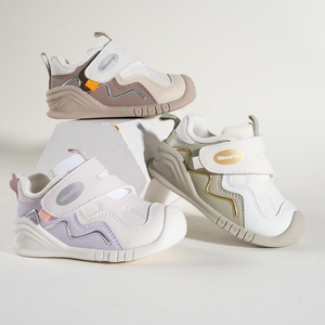 Chaussures abordables pour enfants, filles et garçons, avec semelle en TPR, chaussures de football pour enfants, tige en microfibre respirante, chaussures de tous les jours pour enfants - Product Image 2