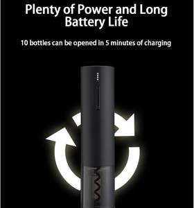 Tire-bouchon électrique automatique rechargeable par USB, ouvre-bouteille de vin - Product Image 3