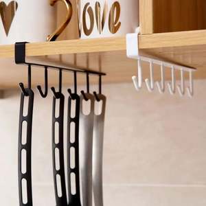 Bearing Stronger Free of Punch Storage Shelf Hanging Cap Paper Shelves <b>Kitchen</b> Iron Multifunction Hanger - Product Image 2
