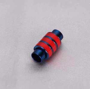 Pulseras espaciadoras de Metal de 6mm, múltiples colores, cierre de bloqueo de acero inoxidable para fabricación de joyas - Product Image 4