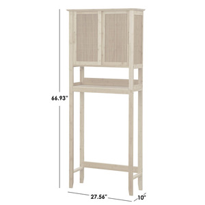 Étagère de rangement pour salle de bain pour machines à laver à chargement frontal, étagère de rangement sur pied au-dessus des toilettes. - Product Image 4