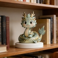 Figura de Dragón Bebé Personalizada BZY, Estatua de Animal Mítico Hecha a Mano en Resina, Decoración para el Hogar, Regalo, Venta al Por Mayor B2B, OEM, ODM