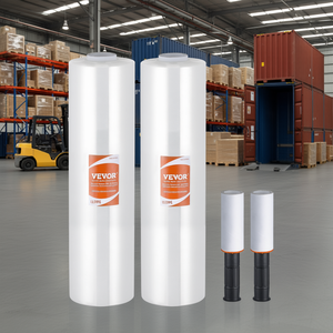 Rouleau de film étirable Vevor 15 po x 1200 pi, 80 gauge, transparent, haute résistance, pour palettes, lot de 2 - Product Image 2
