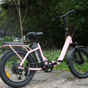 Vélo électrique pour femmes VoltEra EB20-A04, 48V 15AH, vitesse élevée <span class=keywords><strong>45</strong></span> <span class=keywords><strong>km</strong></span>/<span class=keywords><strong>h</strong></span>, moteur sans balais au lithium, 7 vitesses, cadre en alliage d'aluminium, adulte - Product Image 5