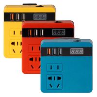 Outils électriques 18V, batterie lithium rechargeable, convertisseur 21V en AC220V/DC5V/12V, fonctionnement portable en extérieur, convertisseur DC-AV