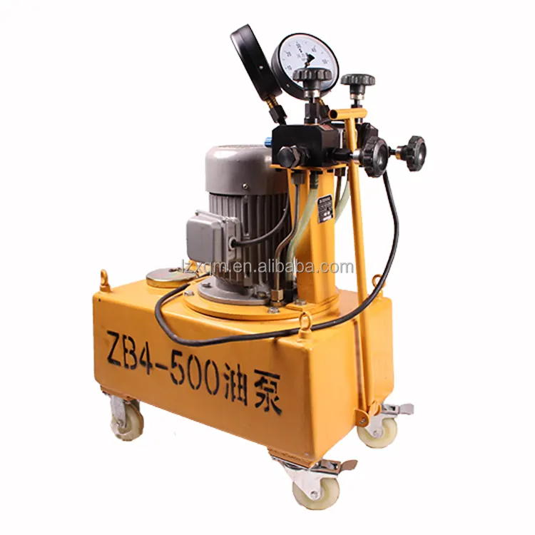 Three phase 380v 50hz 1.5kw power ZB4 prestressed pump used for prestressed hydraulic jack