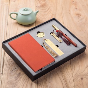 Set de Regalo de Bolígrafo de Cobre para Cuaderno, Recuerdos Personalizados para Eventos Corporativos, Regalos Creativos Inspirados en el Mundo Empresarial, Obsequios Conmemorativos - Product Image 1