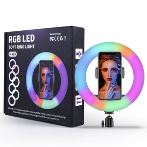 Aro de Luz LED RGB de 10 Pulgadas para Transmisiones en Vivo, Iluminación de Ambiente para Cine y <span class=keywords><strong>Televisión</strong></span>, Ideal para Influencers - Product Image 5