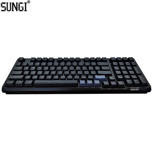 Teclado Mecánico con Cable, Compacto para PC, con Teclado Numérico, Interruptor Azul, 98 Teclas para Juegos, para Computadora/Portátil - Product Image 1