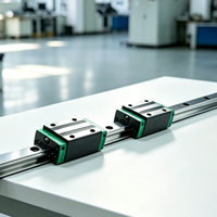 Rail de guidage linéaire, Rail de guidage verrouillable HGR15T, 20T, 25T, 30T, 35T, 45T, 55T, Rail de guidage à installation inférieure
