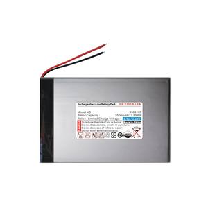 3.7V 3500mAh 3369105 <span class=keywords><strong>2</strong></span> ワイヤーポリマーリチウムイオンバッテリー、タブレット PC スピーカー L388 用 - Product Image 3