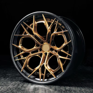 ล้อแม็กซ์ GPW คาร์บอนไฟเบอร์ฟอร์จ 2 ชิ้น แบบกำหนดเอง 5x130 5x114.3 5x112 5x120 ขนาด 16-26 นิ้ว ขอบเว้าลึก สำหรับรถยนต์หรู - Product Image 1