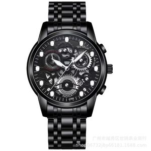 Reloj de pulsera de cuarzo con movimiento esqueleto, resistente al agua, para hombre, a la moda. - Product Image 3
