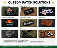 Parches de PVC Personalizados de Alta Calidad con Logotipo, Parches de Silicona con Gancho y Bucle, Parches de Goma de PVC 3D Suaves para Ropa y Gorras