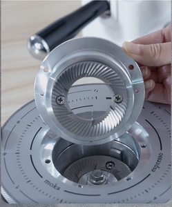 Moulin à café électrique <span class=keywords><strong>en</strong></span> acier inoxydable de 60 mm avec écran tactile, moulin à grains de café - Product Image 4