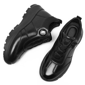 Zapatos de Vestir para Hombre, de Cuero Genuino, Oxford, Formales de Negocios, con Cordones, Transpirables, Cómodos, con Suela Suave, Estilo Clásico para Oficina y Bodas - Product Image 4