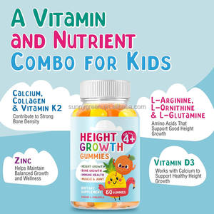 SUNI Etiqueta Privada venta OEM/ODM suplemento dietético altura gomitas de calcio para niños y adolescentes apoyo suplemento de calcio - Product Image 2