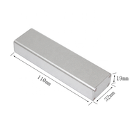 Boîtier d'amplificateur en aluminium pour équipement de contrôle intelligent, boîtier électronique extrudé, boîtier en aluminium