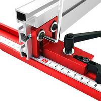 Meja alat pertukangan kayu 45 jenis skala t-track aluminium T track profil