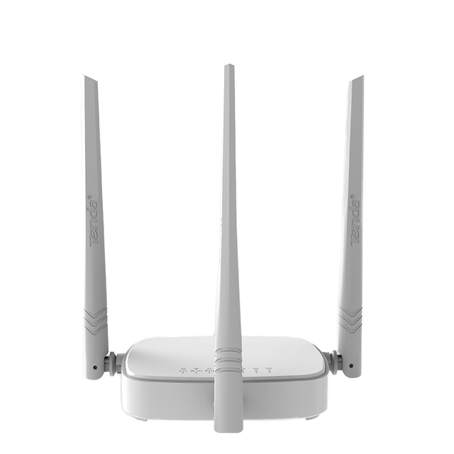 Used Tenda N318 300Mbps 2.4G Wireless WiFi Router with 1 WAN 3 LAN Ports WEP QoS Firewall Home & SOHO WiFi Repeater