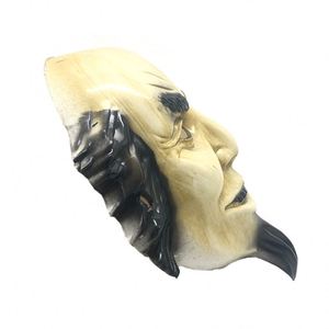 Accessoires de cosplay pour la danse, masque de personnage vieil homme effrayant pour Halloween, décoration, fournitures de fête pour enfants - Product Image 4