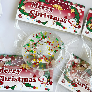 Handmade Christmas Stress <b>Ball</b> Squishy Toy Slow Rising Maltose <b>Squeeze</b> <b>Ball</b> Halloween Christmas Candy <b>Ball</b> Squishy Toy - Product Image 4