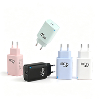 Chargeur USB-C Monoprot Type-C Dragon Card-1PD PD45W QC3.0 à Charge Rapide avec Sortie 12W pour Téléphone Portable (Vente en Gros)