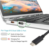Mindpure 1,8m USB-C zu VGA Kabel 1080P 60Hz Hochgeschwindigkeits-Typ-C zu VGA für MacBook Pro iPad Surface Laptop Projektor Monitor