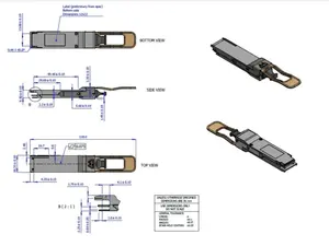 Mellanox MMA1B00-E100 Optical Transceiver Cable Module Up To 100Gb/s QSFP28