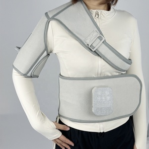 Almohadilla de calefacción desmontable para codo y hombro, soporte de masaje, dispositivo de terapia multiárea ajustable inalámbrico para aliviar el dolor y los músculos - Product Image 1