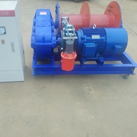 Torno Eléctrico de Elevación de Acero de 1-20 Toneladas para Uso en Barcos, Torno Rápido JK y Torno Lento JM, Cuerda de 50m, Control Remoto
