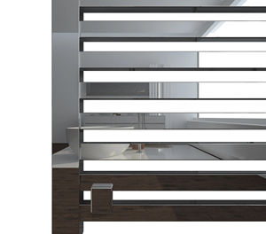 Calentador de toallas de baño, secador, toallero eléctrico de acero inoxidable 304, diseño calentado por agua, radiador de toallas hidrónico - Product Image 5