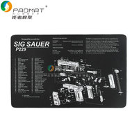 Alas Pembersih Senjata Desain Khusus dengan Alas Meja Anti Air