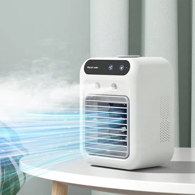 Newst Portable Rechargeable Mini Mist Air Cooler Fan 500ml Large Capacity 3-Speed Outdoor Hotel Use Low Noise 40dB Eco-Friendly