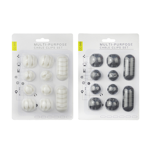 Porte-cordon noir <span class=keywords><strong>enrouleur</strong></span> de câble 5 trous fentes pour bureau <span class=keywords><strong>voiture</strong></span> maison bureau cuisine - Product Image 1