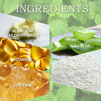 Déodorant Crème Solide Corporel Herbal 24h Marque Blanche avec Parfum Naturel Sans Aluminium Baume Désodorisant Effet Sec