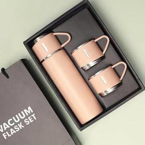 Thermos à vide 500ml Bouteille d'eau en acier inoxydable avec Tacitas 3 Bardakki Termos - Product Image 1