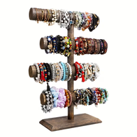 Support de présentation en bois pour bijoux, accessoires, bracelets et joncs