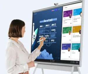 Lavagna digitale di vendita calda Monitor 65 75 86 pollici interattivo piatto Multi-Touch Screen Smart Board